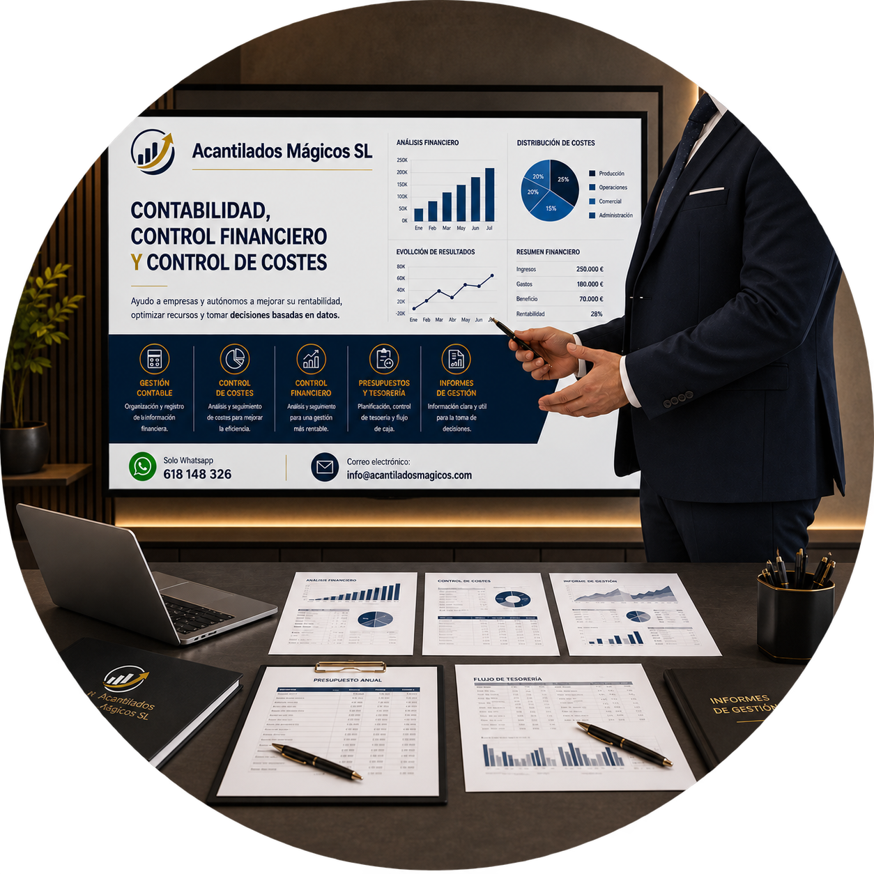 Contabilidad, control financiero y control de costes